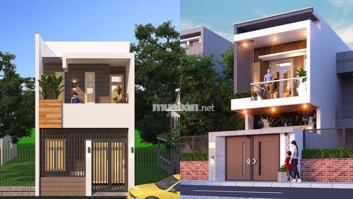 Mẫu thiết kế nhà 2 tầng phong cách hiện đại đẹp mắt