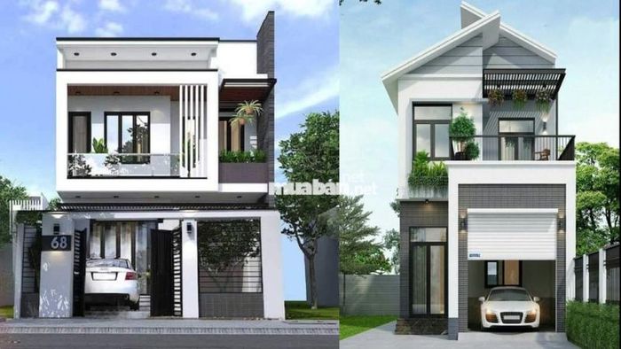 Các mẫu thiết kế nhà 2 tầng có gara khác
