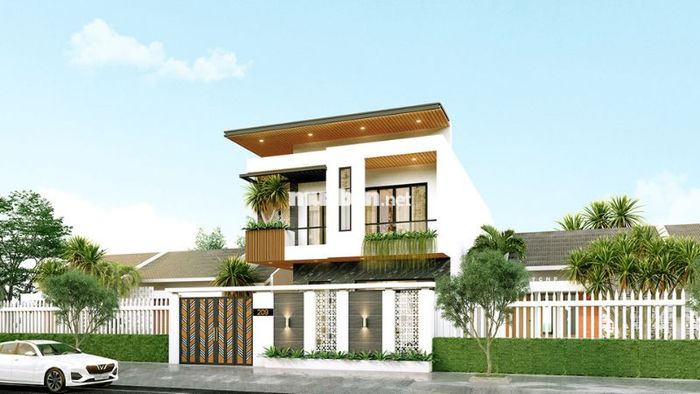 Nhà 1 trệt 1 lầu với 3 phòng ngủ đẹp mắt