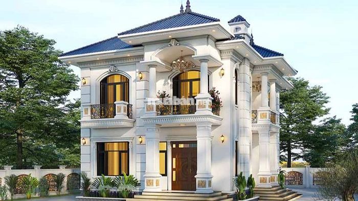 Toàn cảnh ngôi nhà 2 tầng phong cách cổ điển đầy quyến rũ