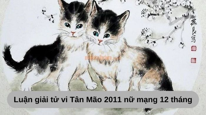 Phân tích tử vi chi tiết cho nữ mạng Tân Mão 2011 trong năm 2025 theo từng tháng.