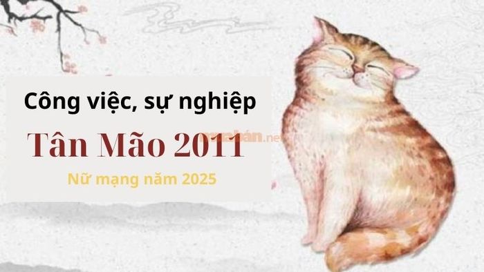 Công việc và sự nghiệp của nữ mạng tuổi Tân Mão 2011 năm 2025