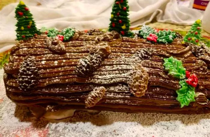 Traditional Yule Log