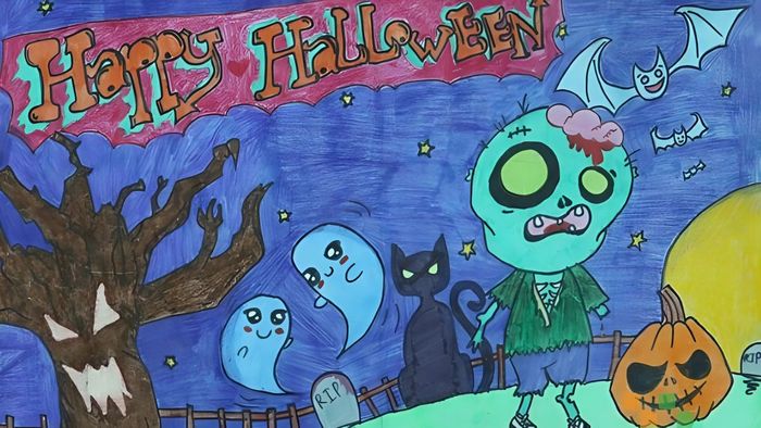 Tranh Halloween tuyệt đẹp và đầy ấn tượng