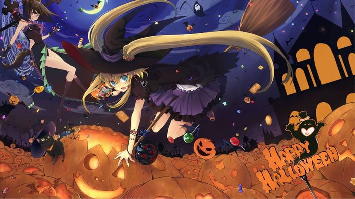 Tranh Halloween thú vị với nhiều yếu tố bất ngờ