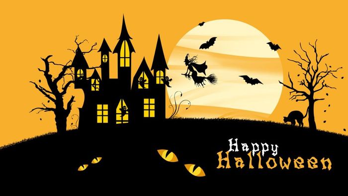 Tranh Halloween với chủ đề kinh dị đầy ám ảnh