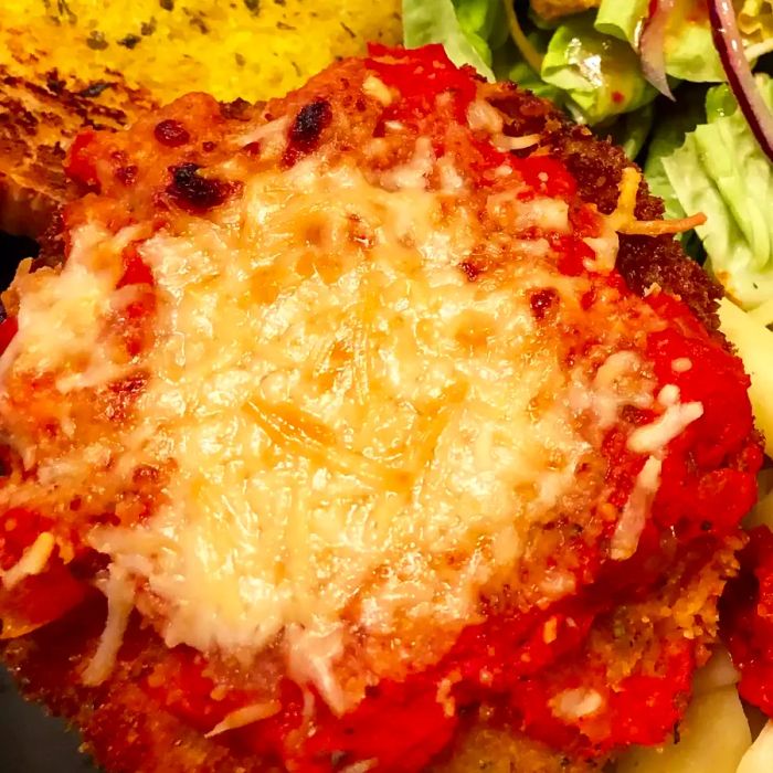 Crispy Eggplant Parmesan