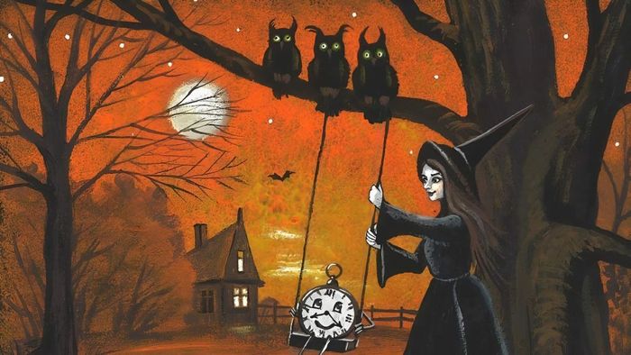 Vẽ tranh Halloween theo phong cách đơn giản cho những ai yêu thích sự dễ dàng nhưng vẫn đầy cuốn hút