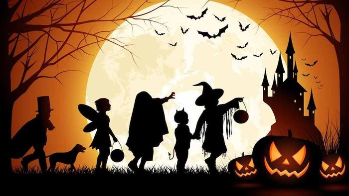 Vẽ tranh Halloween với sắc thái rùng rợn và ma quái