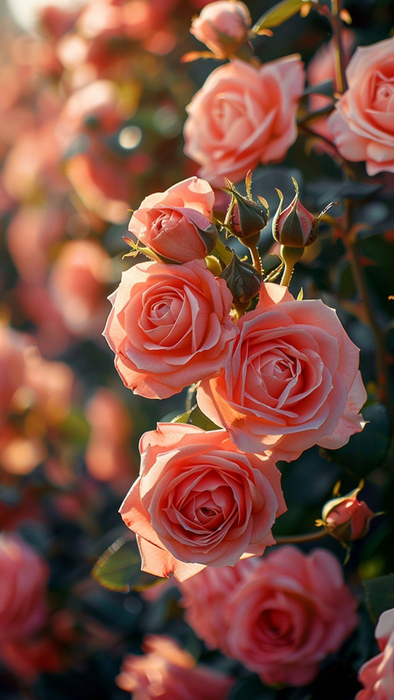 Ảnh hoa hồng cam làm nền điện thoại ấn tượng 4