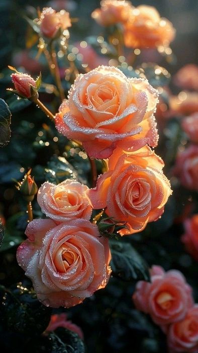 Ảnh hoa hồng cam làm hình nền điện thoại tuyệt đẹp 3