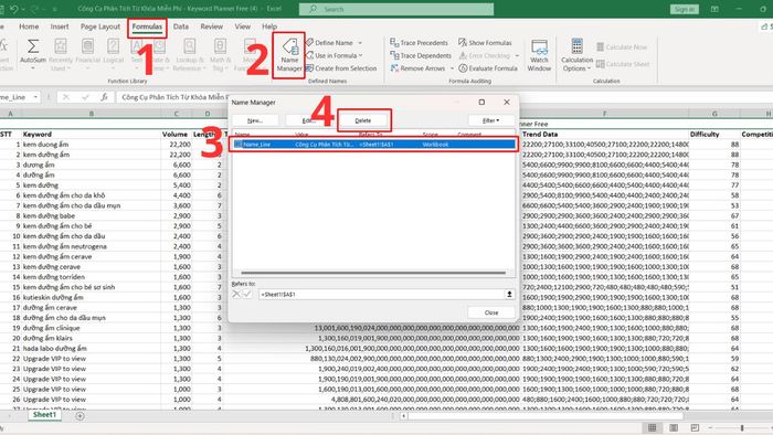 Cách khắc phục file Excel bị nặng