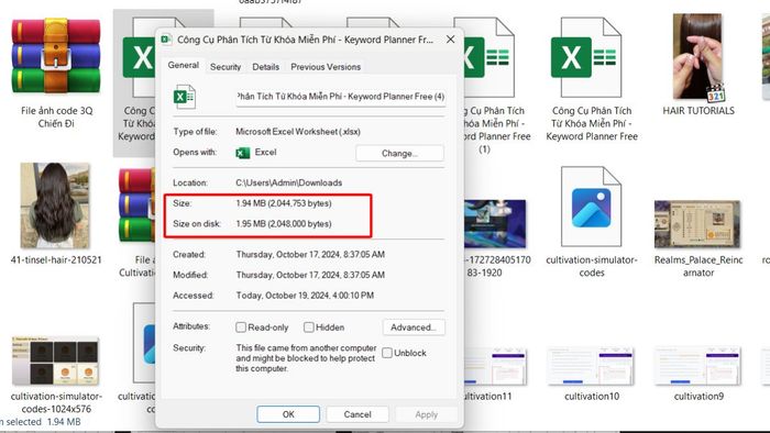 File Excel bị nặng và chậm chạp