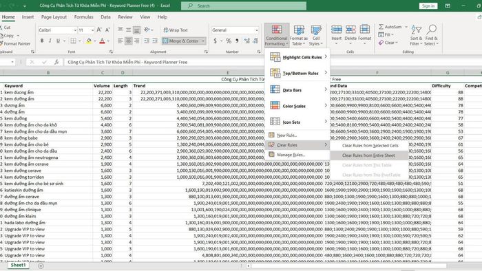 Cách kiểm tra nguyên nhân khiến file Excel bị nặng