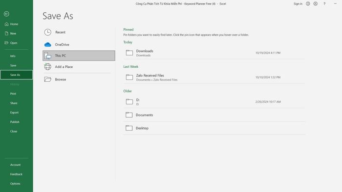 Cách kiểm tra nguyên nhân khiến file Excel bị nặng