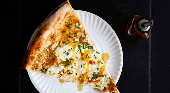 Best Pizza in Williamsburg, Brooklyn's trendiest neighborhood, serves an exceptional white pie.