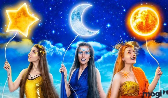Mối quan hệ giữa cung Mặt Trăng và cung Mặt Trời ở vị trí 2-12