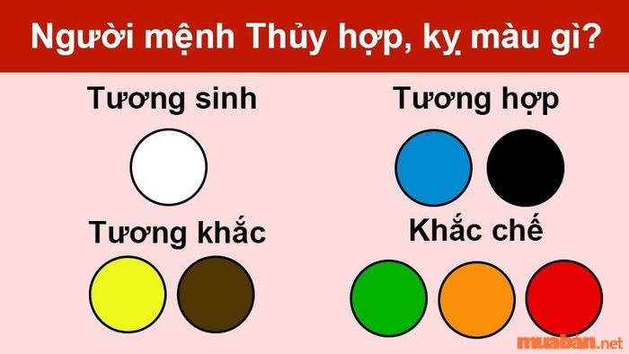 Màu sắc hợp tuổi Nhâm Tuất nữ mạng