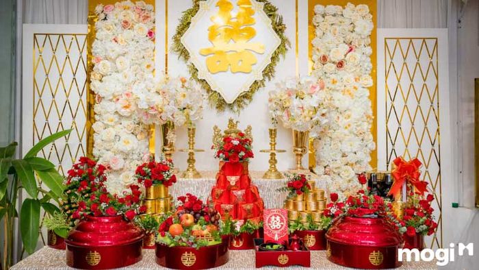 Kích thước mâm quả thường được lựa chọn tùy theo yêu cầu và số lượng sính lễ cần chuẩn bị cho lễ cưới.