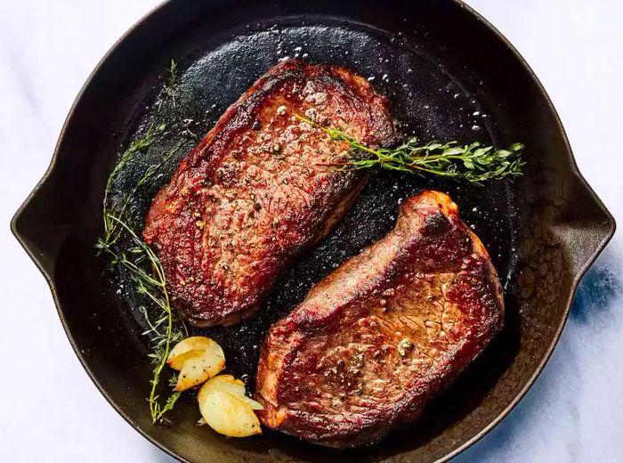 Pan-Seared New York Strip Steak