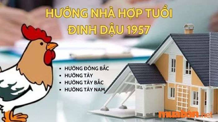 Người tuổi Dậu nên chọn hướng nhà nào? Cùng tìm hiểu hướng nhà phù hợp cho gia chủ tuổi Đinh Dậu 1957.