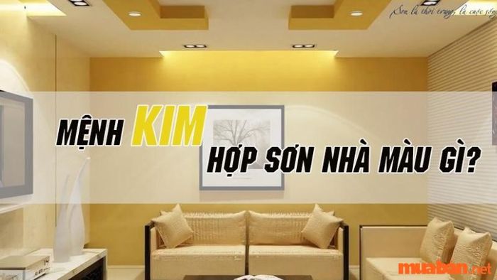 Lựa chọn màu sơn nhà hợp phong thủy cho gia chủ mệnh Kim