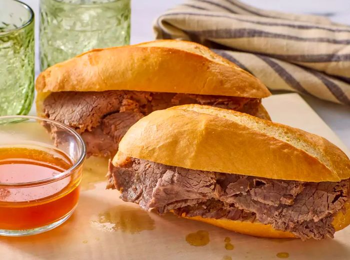 Easy Slow Cooker French Dip