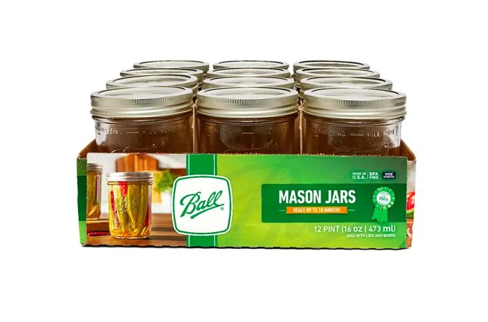 Glass Mason Jars with Lids