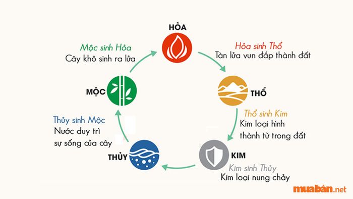 Chuỗi tương sinh trong ngũ hành