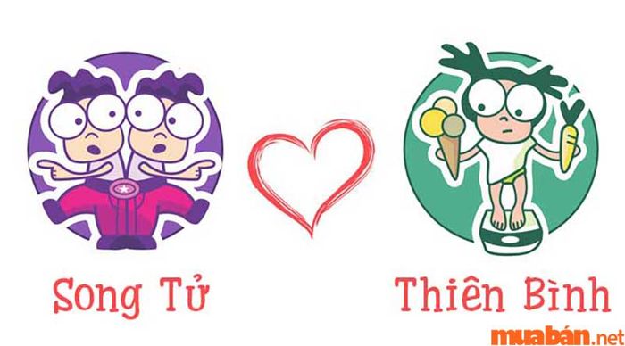 Nàng Thiên Bình và chàng Song Tử rất hợp nhau