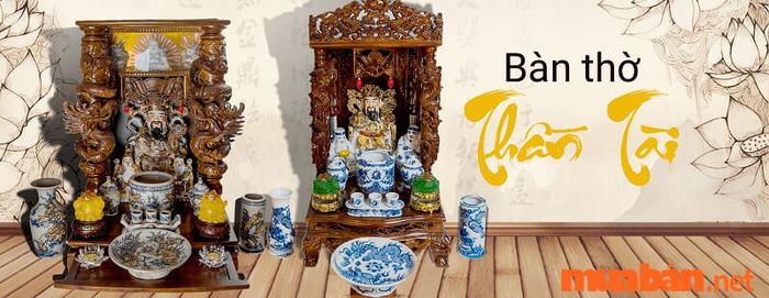 Cách cúng thần tài thổ địa và cách bài trí ban thờ chuẩn nhất