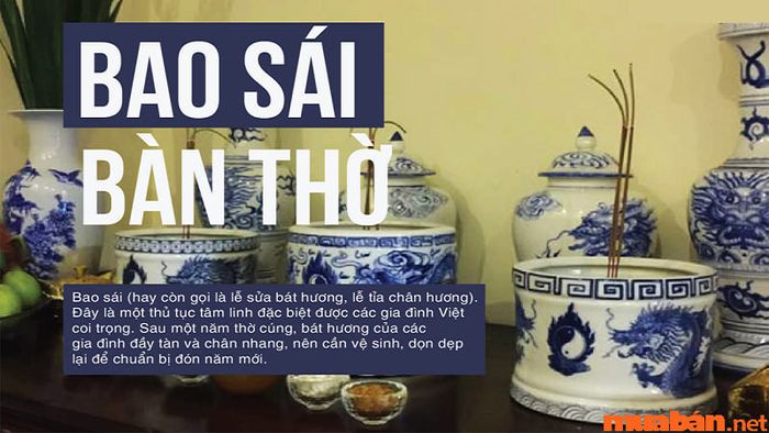 Bao sái bàn thờ là gì? Cách thực hiện bao sái bàn thờ đúng cách