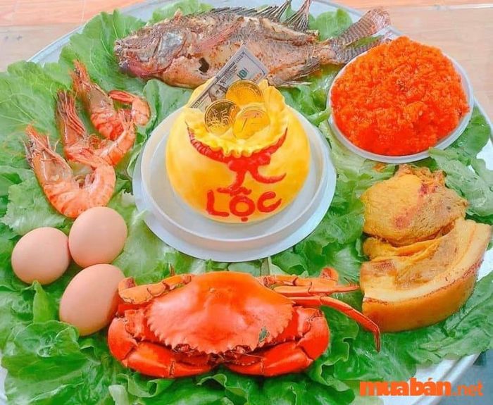 Vào ngày vía thần tài, ngoài những lễ vật thông thường, gia chủ cần chuẩn bị thêm bộ “tam sên” trong mâm cúng.