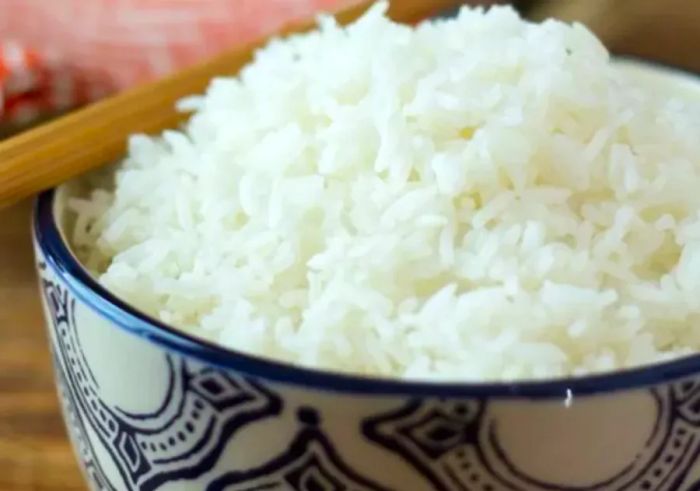 A bowl of freshly cooked rice