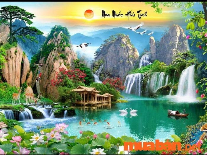 Phong thủy tranh treo phòng khách