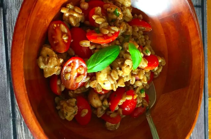 Caprese Farro Salad