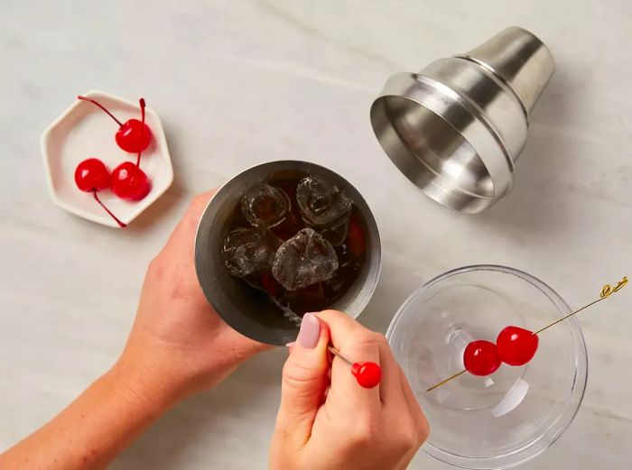 Place all ingredients into the shaker with ice.