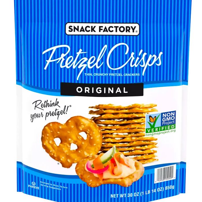 Snack Factory Pretzel Crisps Original