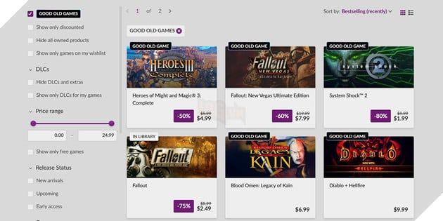 GOG Công Bố Chương Trình Bảo Vệ Các Tựa Game Kinh Điển 3