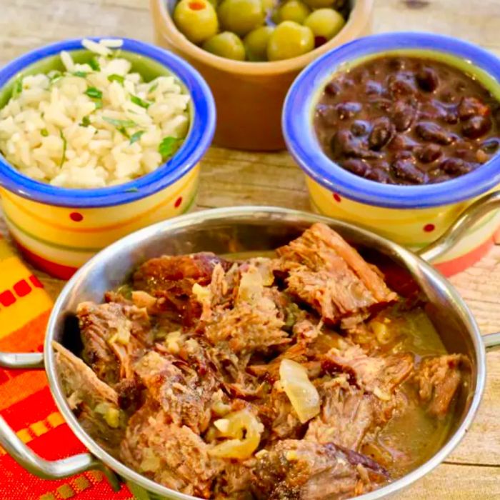 Slow-Cooked Shredded Cuban Beef