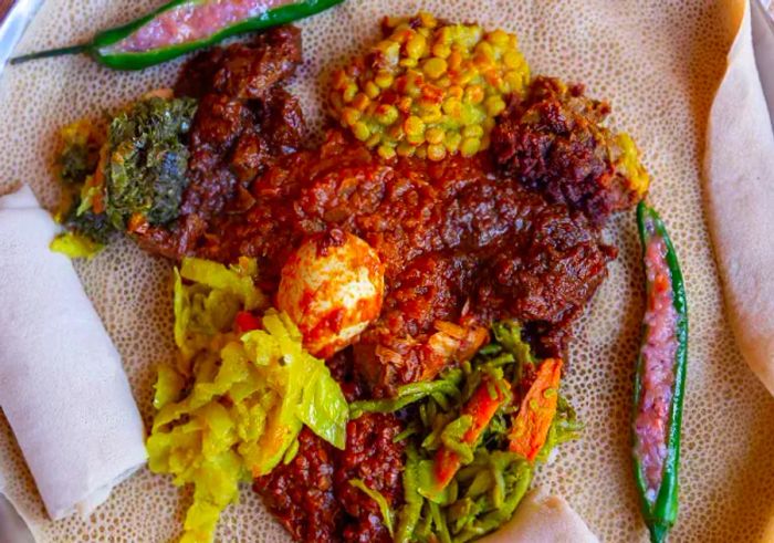 Injera, Traditional Ethiopian Flatbread