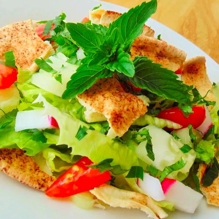 Lebanese Fattoush Salad