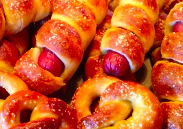 Jan’s Pretzel-Wrapped Hot Dogs