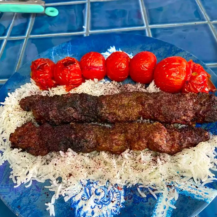 Kabob Koobideh (Persian Ground Meat Skewers)