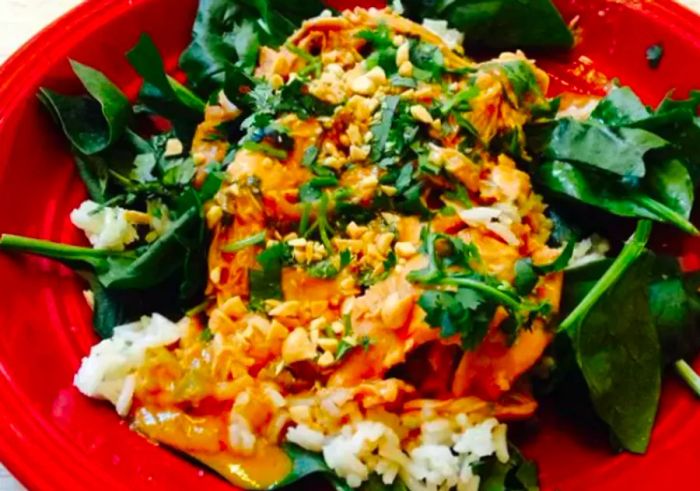 Frank's Top Choice: Slow-Cooker Thai Chicken. Photo credit: love2cook