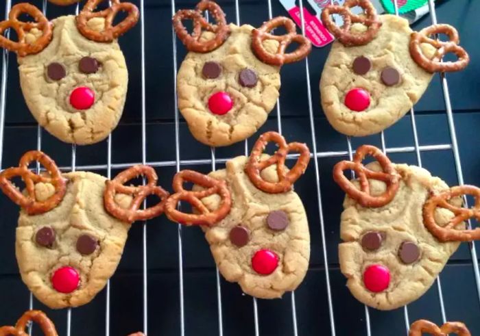 Reindeer Shaped Cookies