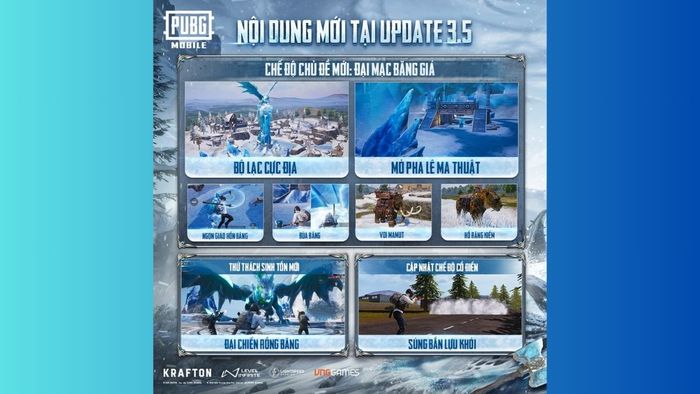 Bản cập nhật  của PUBG MOBILE có những tính năng gì mới?
