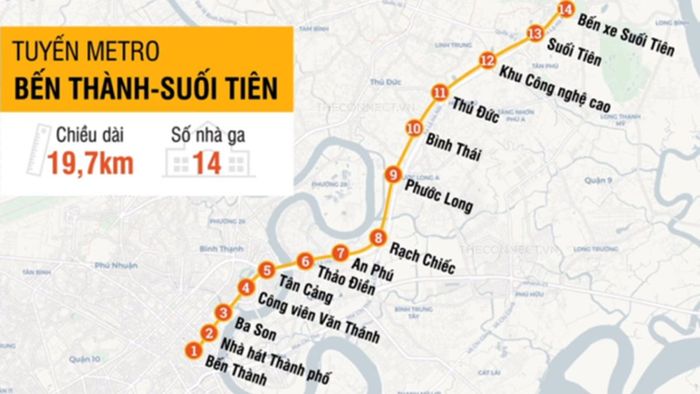 Tuyến Metro Bến Thành - Suối Tiên đã chính thức bước vào giai đoạn thử nghiệm