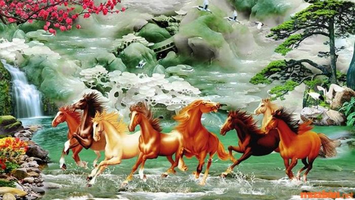 Ý nghĩa phong thủy trong bức tranh mã đáo thành công