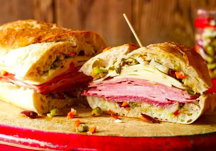 Authentic New Orleans Muffuletta